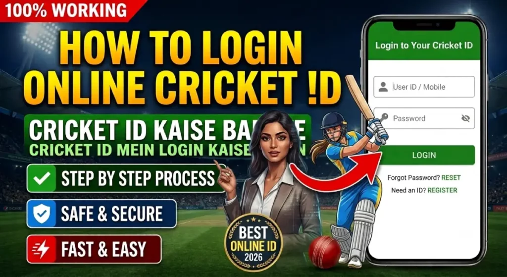 OINLINE CRICKET ID LOGIN
